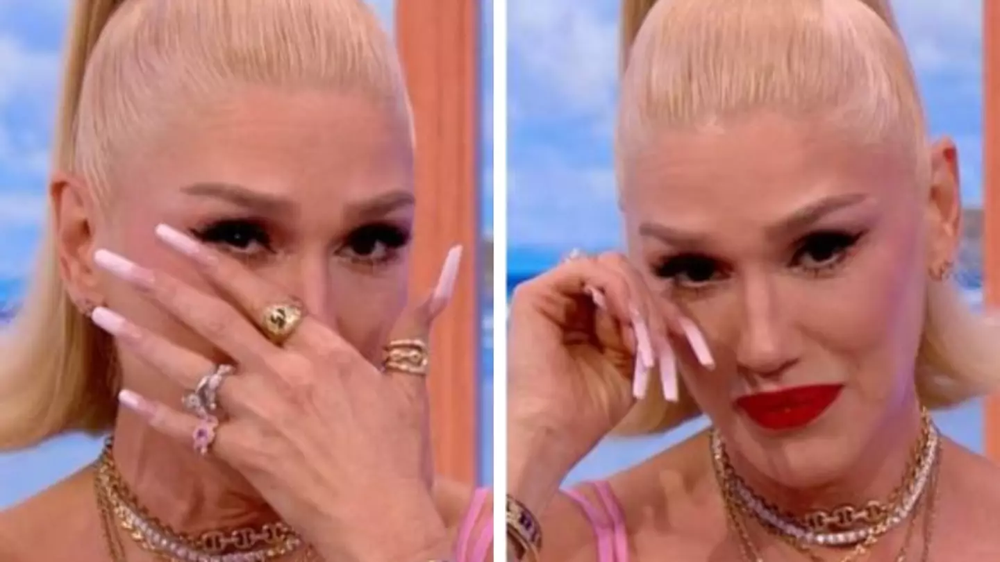 Gwen Stefani breaks down in tears on The One Show and snaps at host Jermaine Jenas