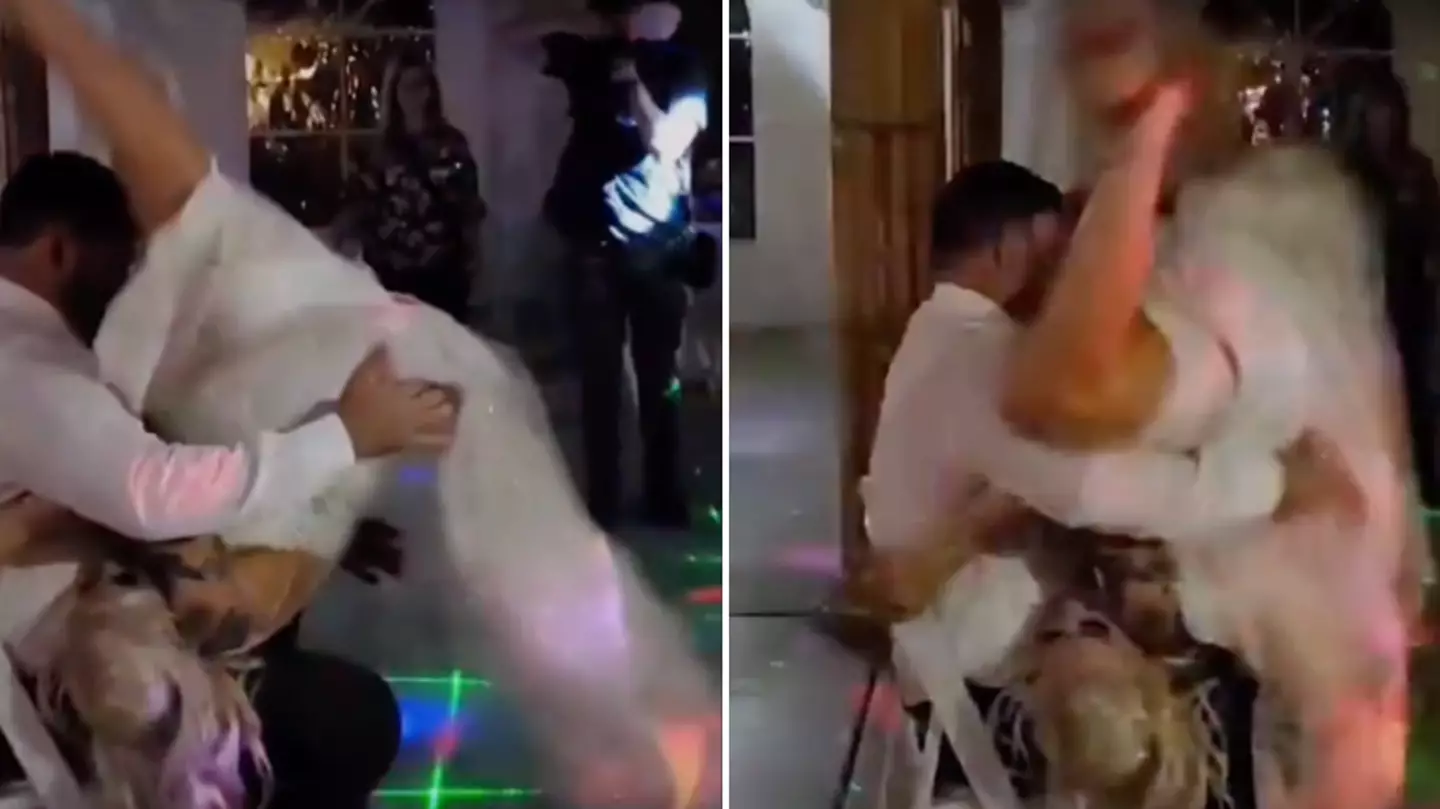 Bride slammed over 'vulgar' and 'gross' dance with groom during wedding reception