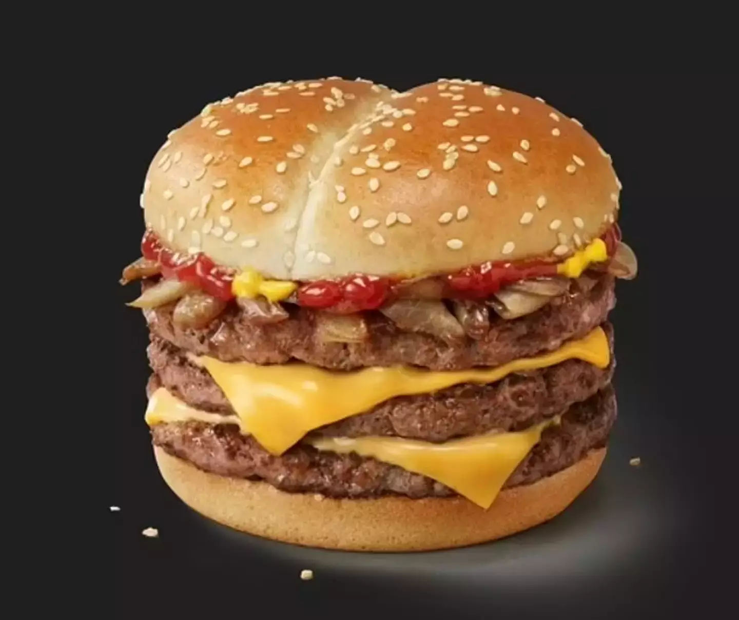 'The Hat Trick' burger is brand new. (McDonald's)