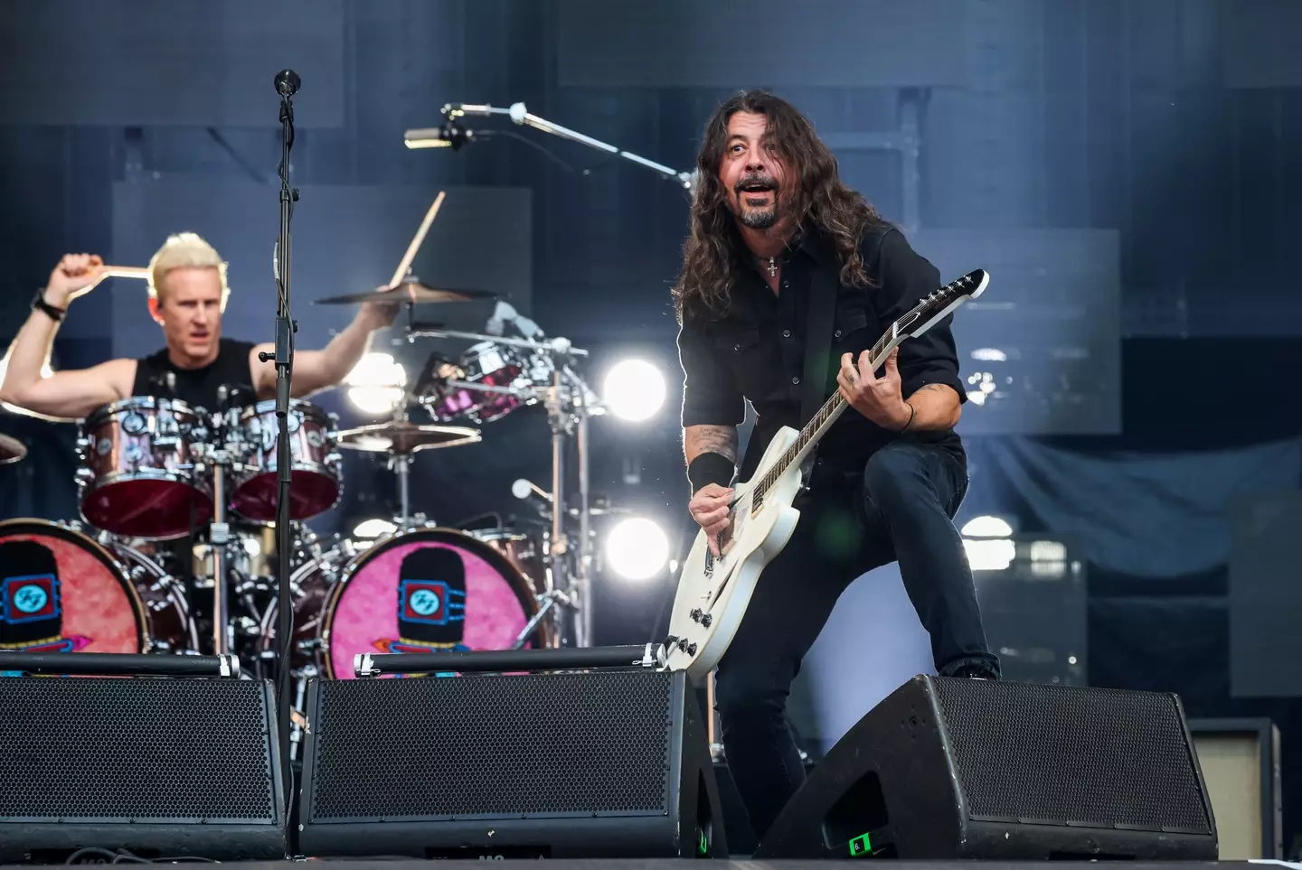 Dave Grohl performing on stage at London Stadium on 20 June (Kevin Mazur/Getty Images for Foo Fighters)