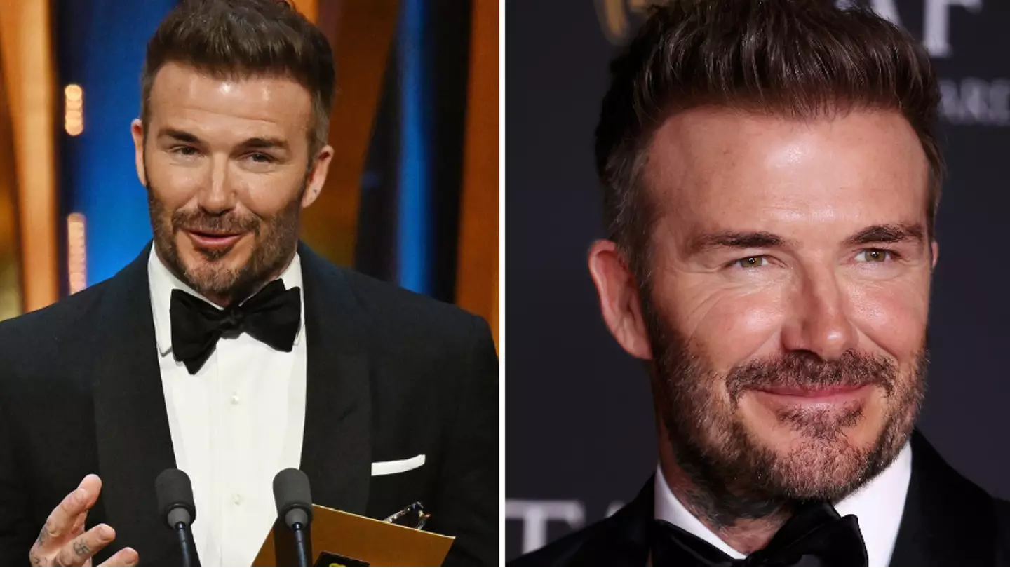 David Beckham sparks outrage amongst Brits with one word during his appearance at the BAFTAs