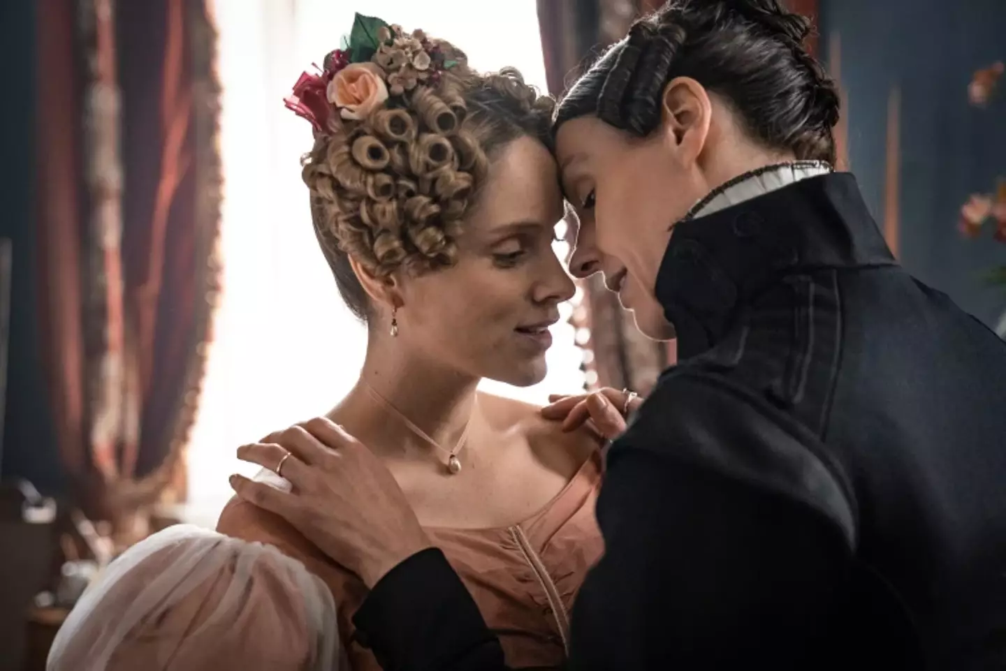 Fans are totally obsessed with the highly 'erotic' Gentlemen Jack series. (BBC)