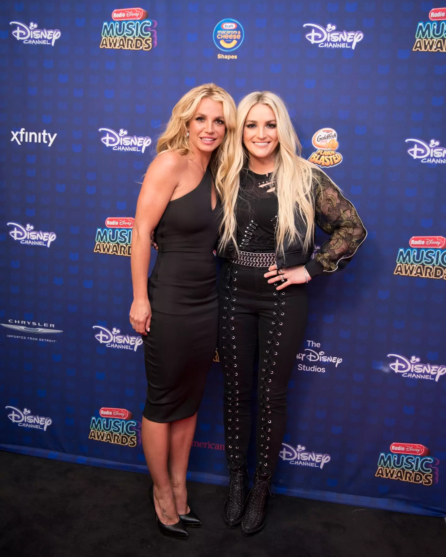 Britney has fired shots at her little sister, Jamie Lynn Spears. (Group LA/Disney Channel via Getty Images)