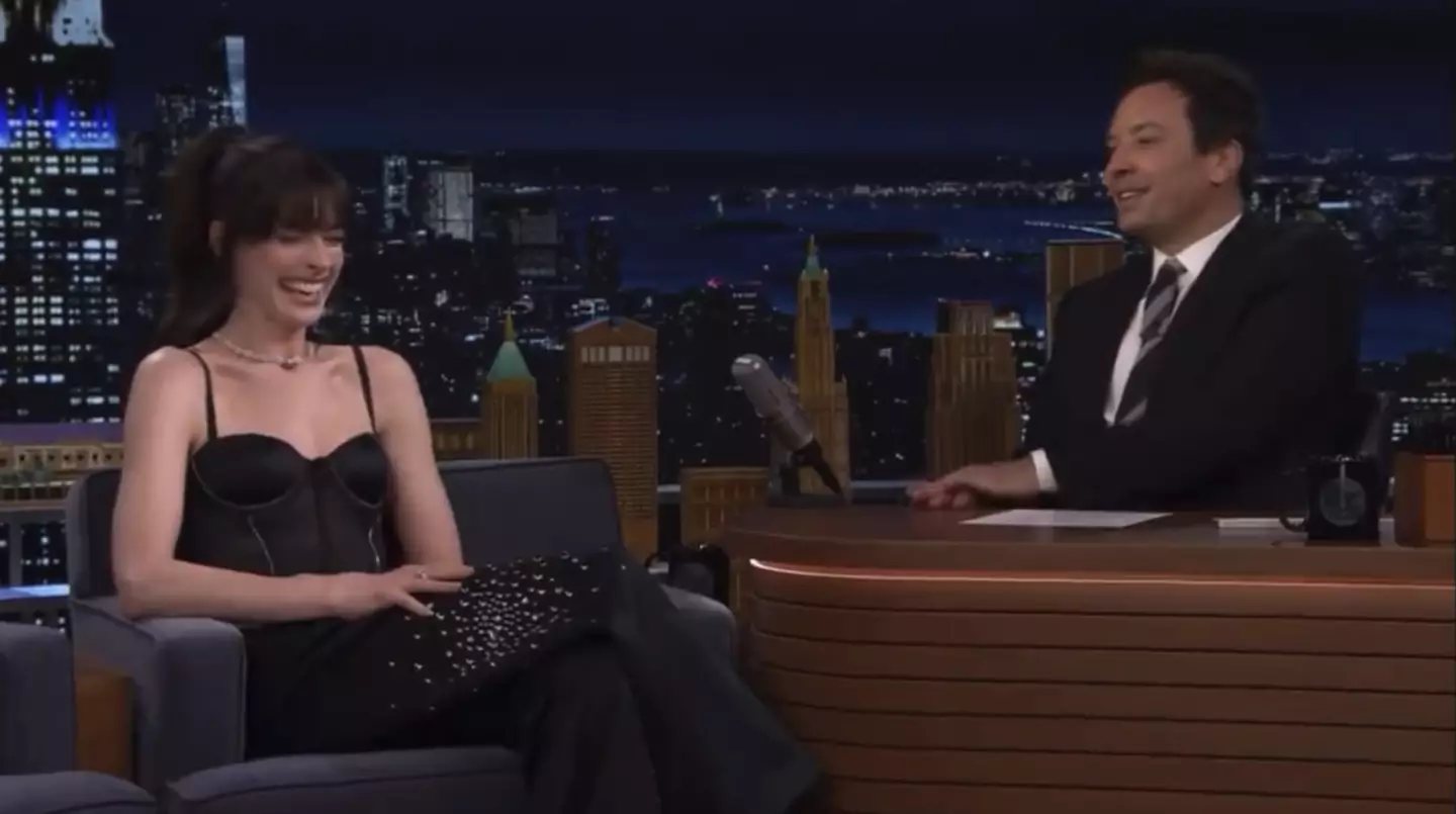 Anne Hathaway's question was met with stony silence (The Tonight Show Starring Jimmy Fallon)