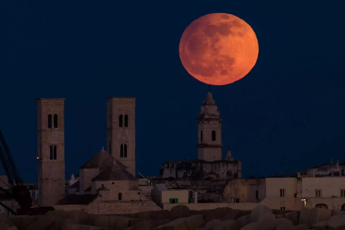 Last year's Flower Moon. (Davide Pischettola/NurPhoto via Getty Images)
