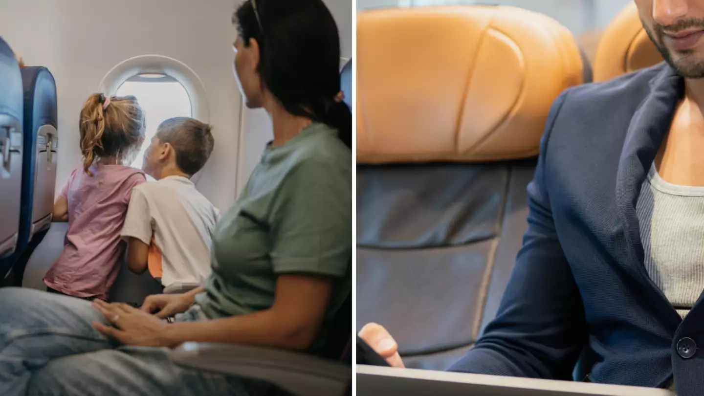 Man sparks fiery debate after complaining about being downgraded on flight so mum could sit with child