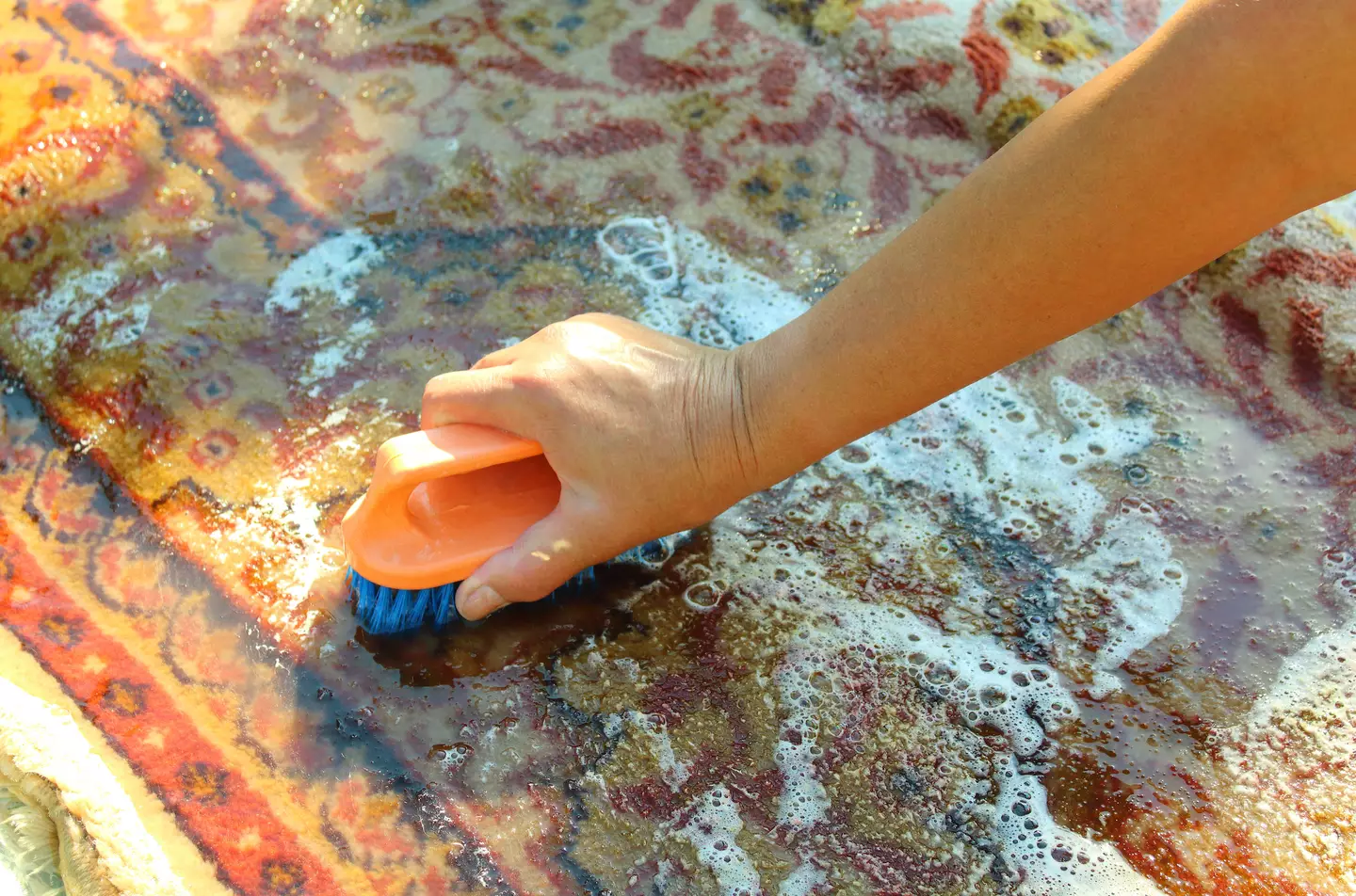 Carpet shampoos often contain deadly toxins. (Getty/Far700)
