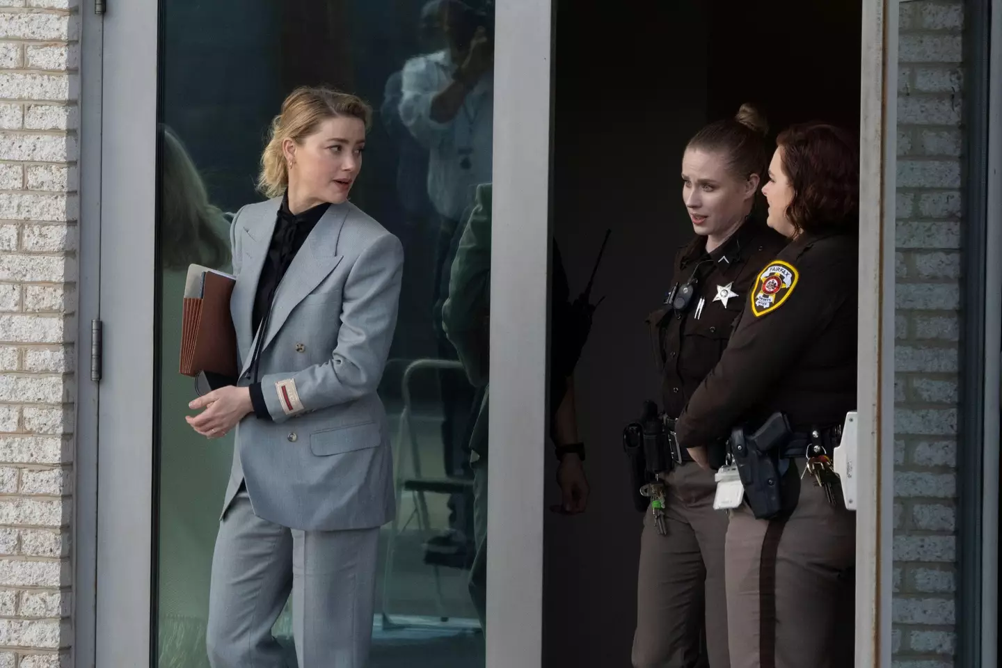 Amber Heard at court this week (