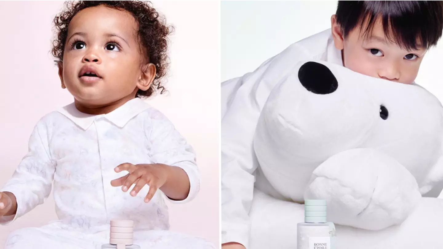 Parents furious after fashion brand launches baby skincare and perfume line