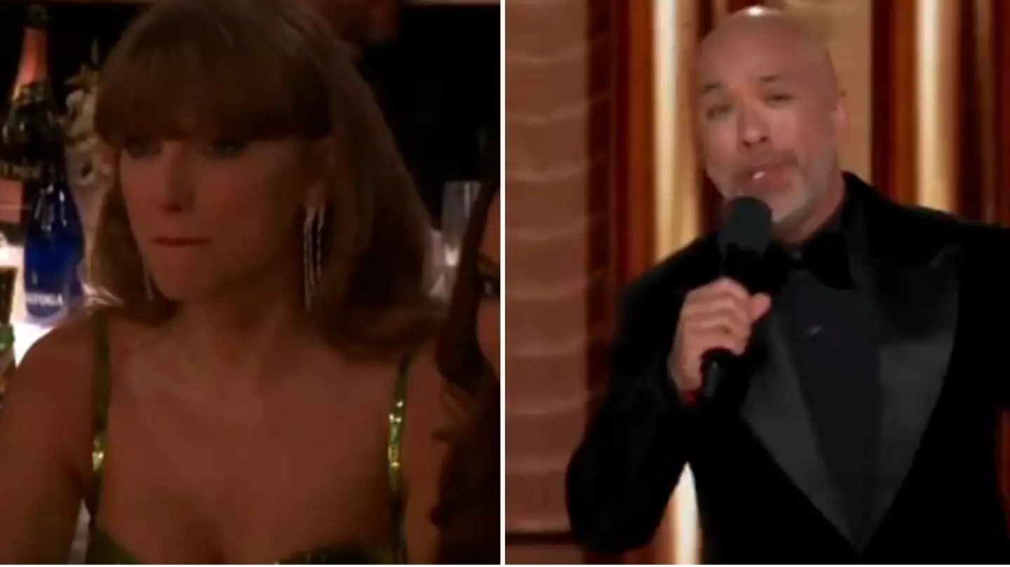 Taylor Swift left unimpressed after Golden Globes host calls her out on stage