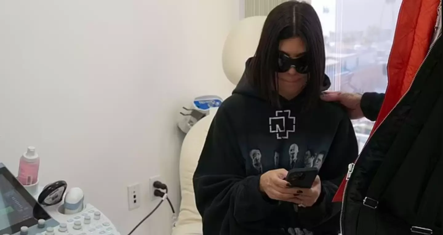 Kourtney has been open about the effects of IVF treatment.