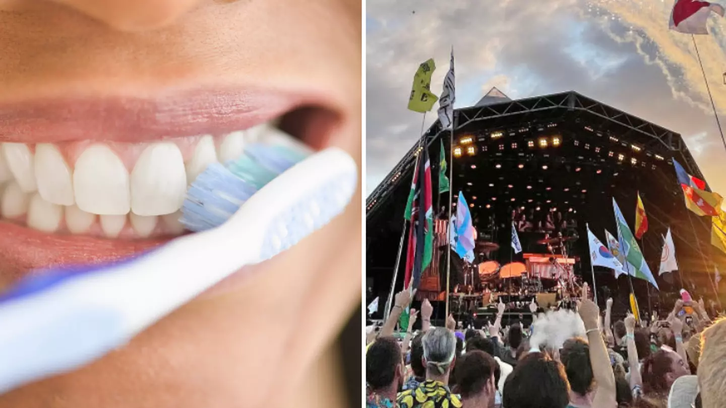 Gross reality of what happens to your teeth if you don’t brush for five days at Glastonbury