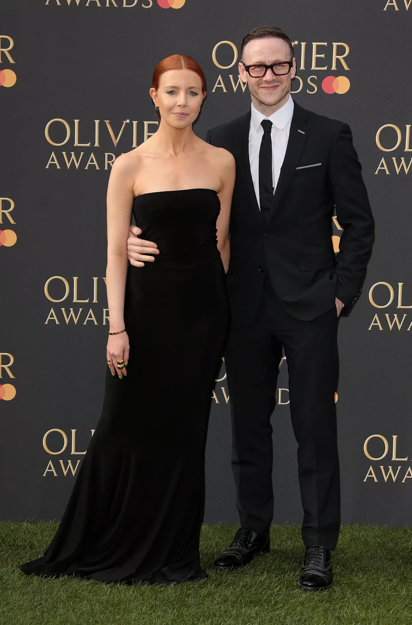 Stacey Dooley and Kevin Clifton at The Olivier Awards 2022.