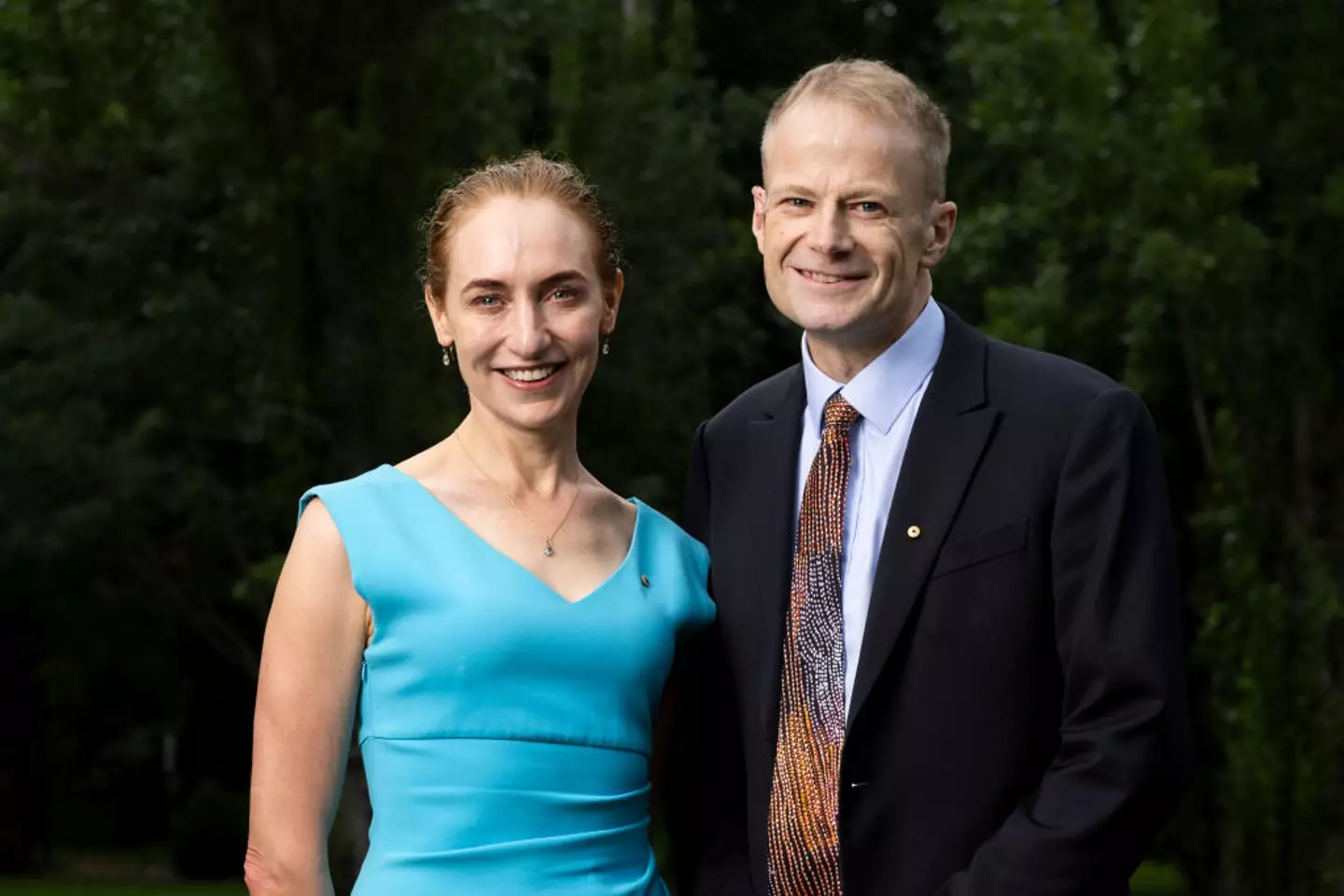 Professor Georgina Long and Professor Richard Scolyer. (Alex Ellinghausen / Sydney Morning Herald via Getty Images)