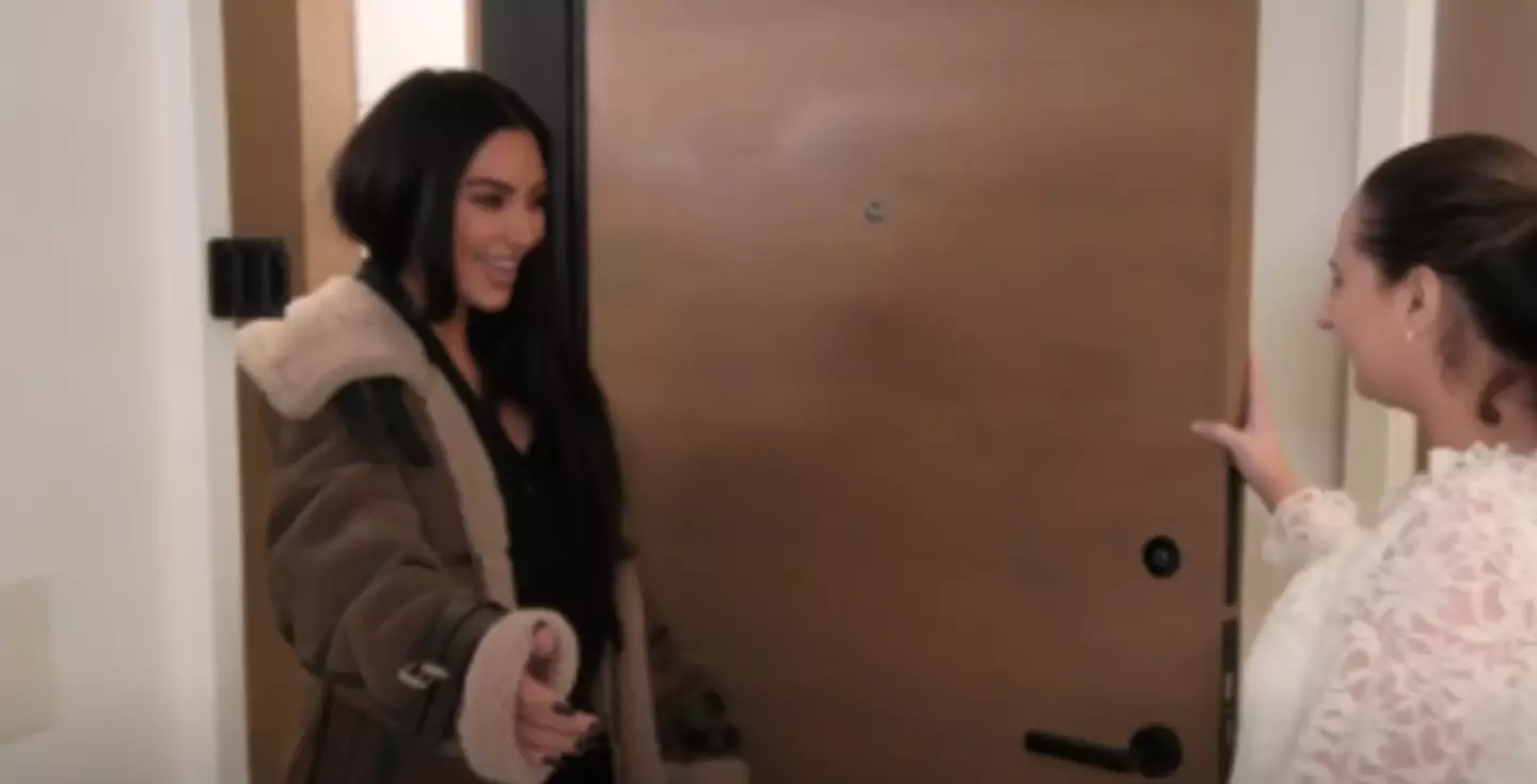 Kim and Gypsy come face-to-face on the brand new series of The Kardashians. (Hulu/Disney)