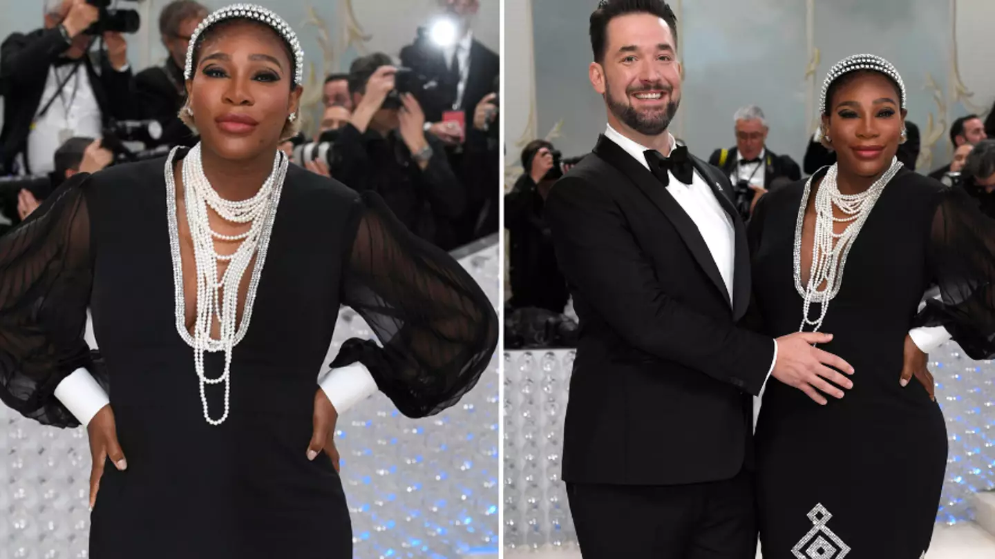 Serena Williams reveals she's pregnant with her second child at Met Gala