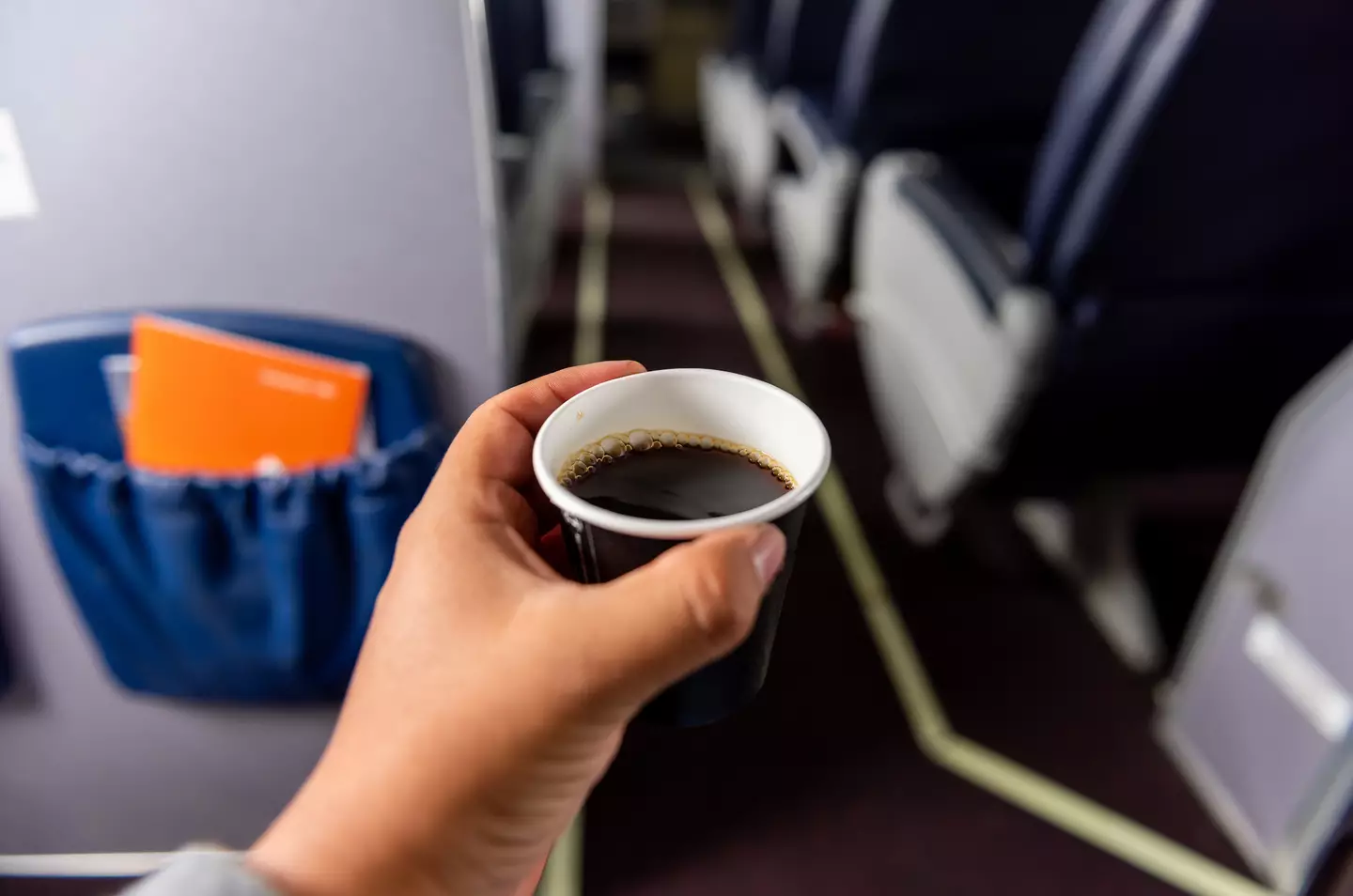 Several flight attendants advice NOT drinking hot drinks on flights. (Gerardo Huitrón/Getty)