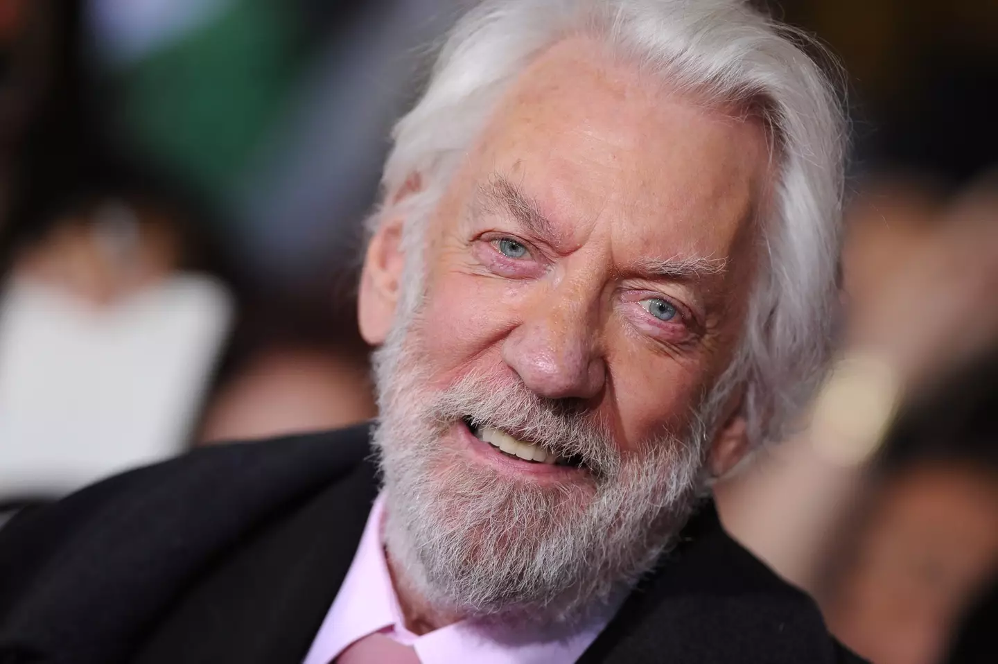 Donald Sutherland at the Los Angeles premiere of Hunger Games: Catching Fire in 2013. (Axelle/Bauer-Griffin/FilmMagic)