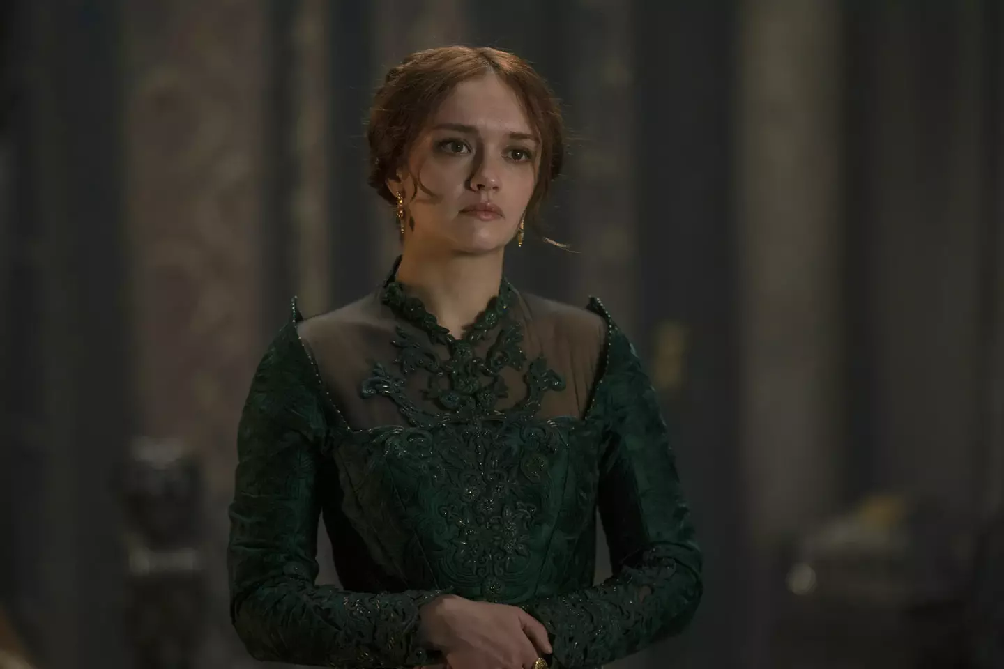 Olivia Cooke in House of the Dragon. (HBO)