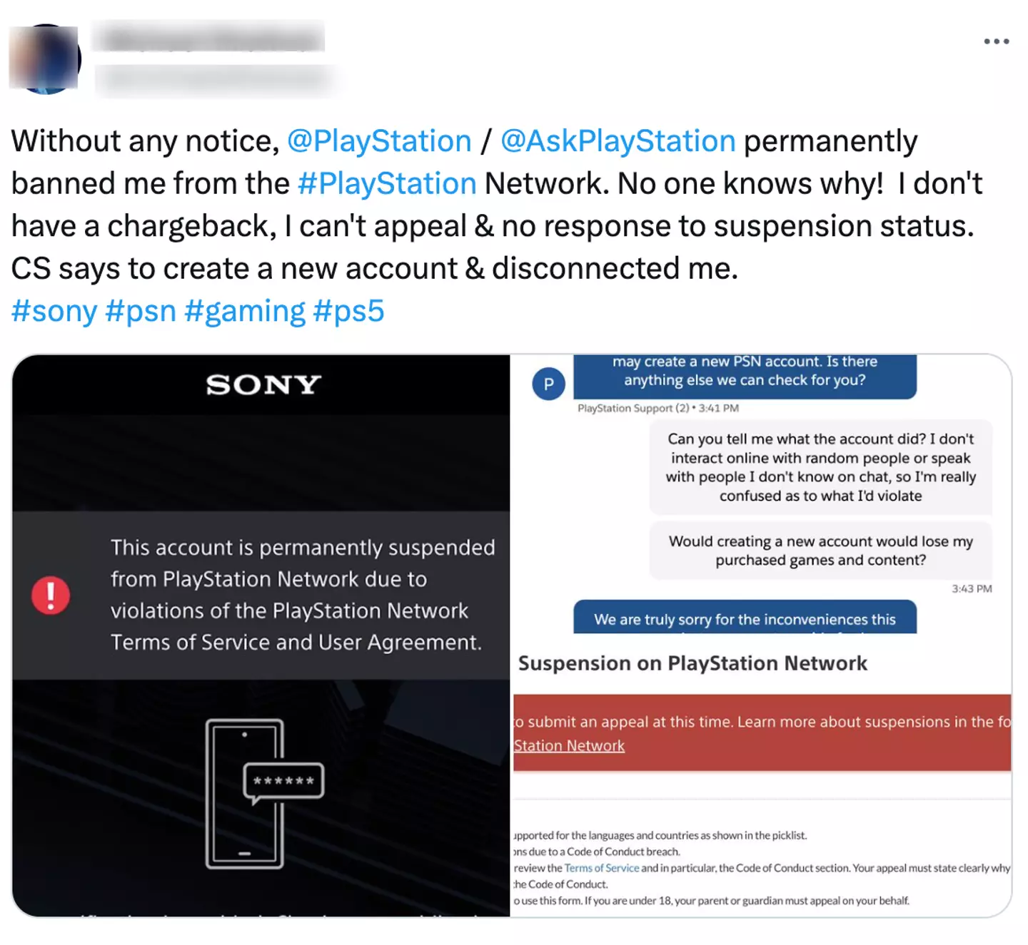 Thousands of people's PlayStation accounts are being 'permanently  suspended' and no one knows why