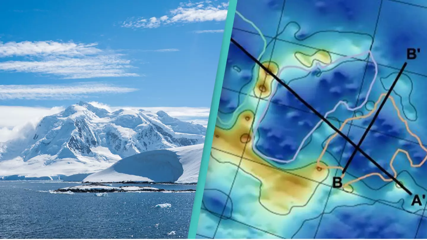 Scientists discover hidden landscape bigger than Belgium 'frozen in time' under ice for millions of years