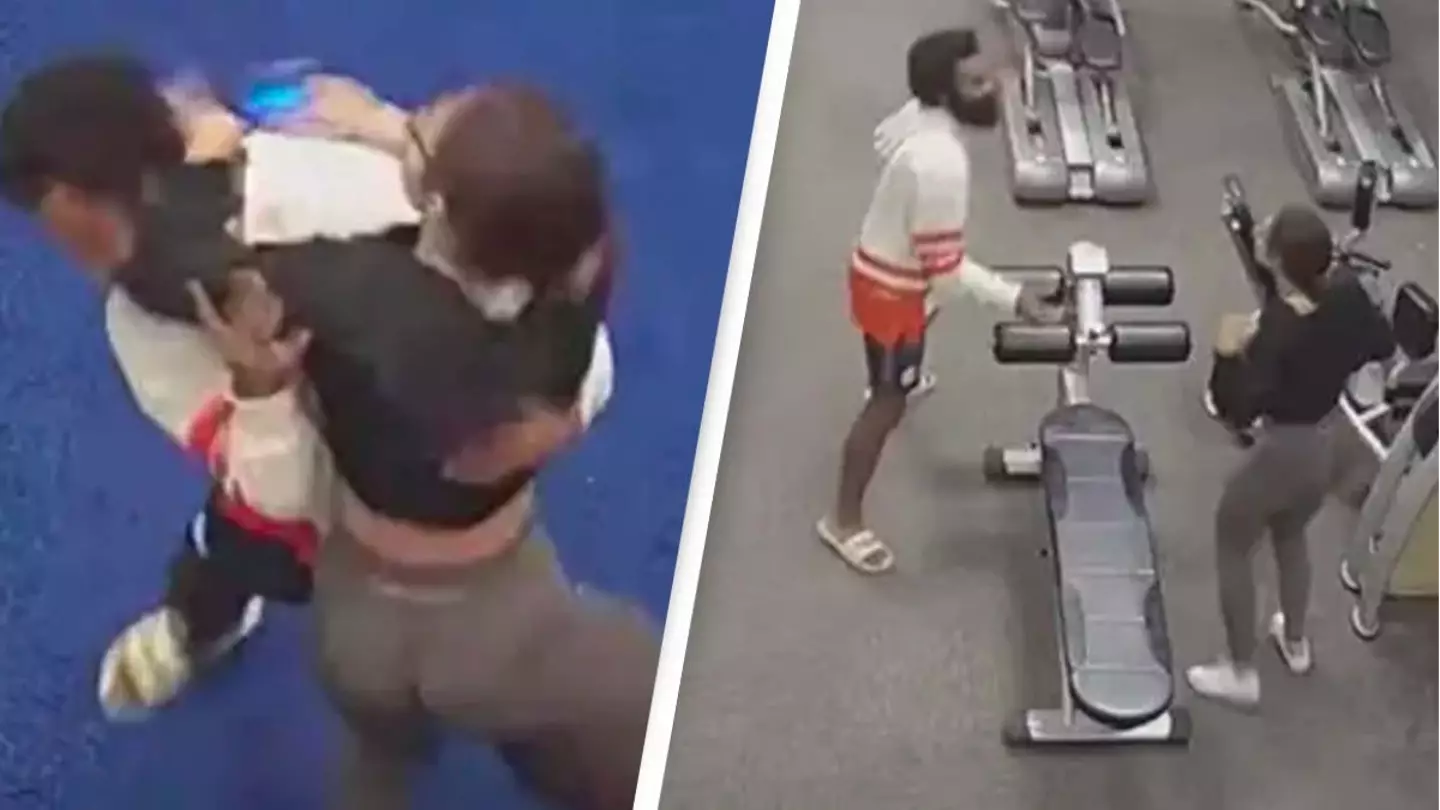 Woman who fought off attacker after he chased her around gym speaks out