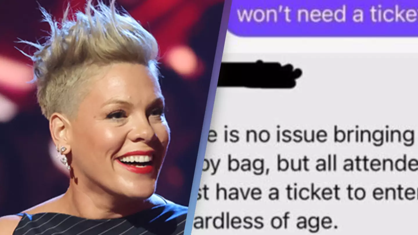Pink fan furious after being told to buy $120 ticket for newborn to attend concert
