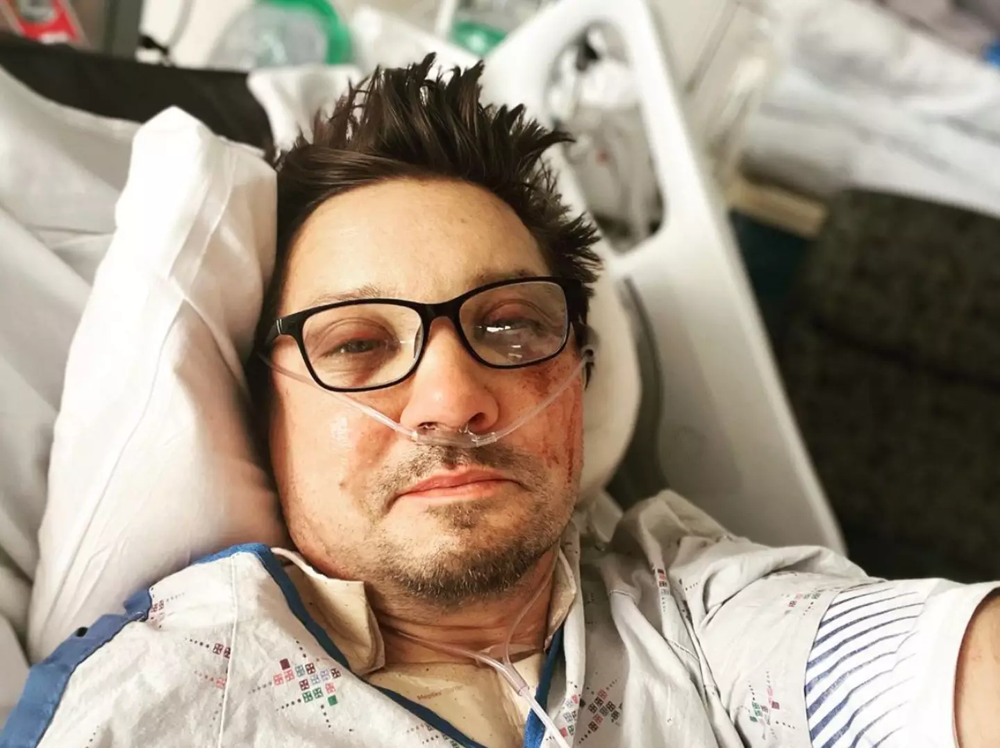 Jeremy Renner suffered some horrific injuries after being involved in a snow plow accident. (Instagram/@jeremyrenner)