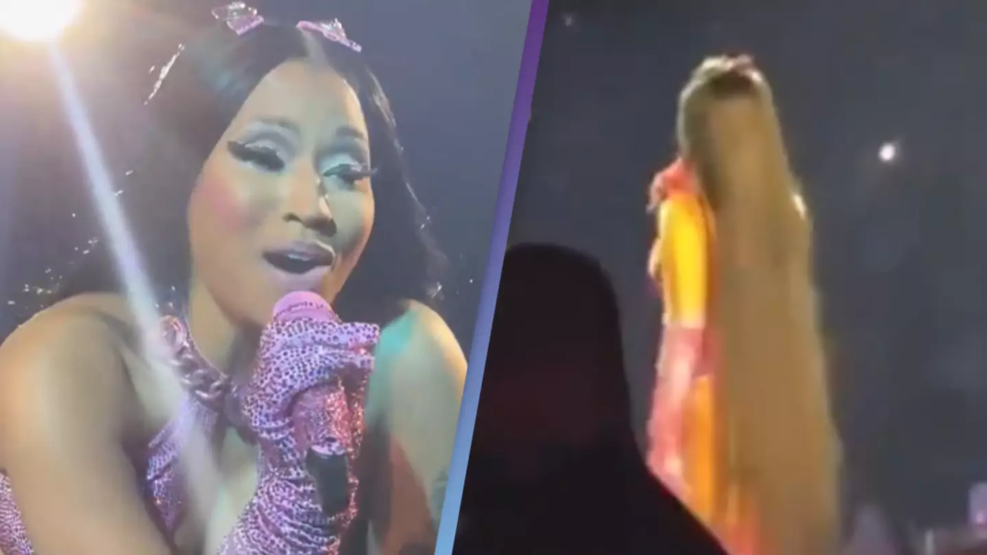 Nicki Minaj 'hits back at trolls' as she returns to the stage following arrest
