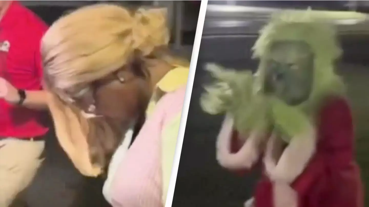 Grinch mocks Florida mom as she's arrested for lying about her Christmas presents being stolen