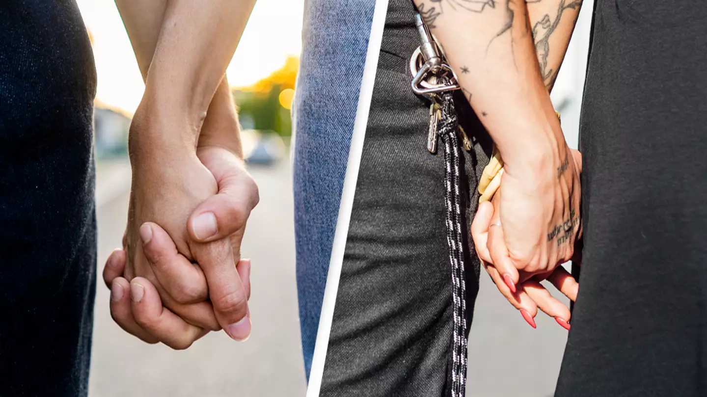 People are divided by what intertwined fingers hand hold means for relationship chemistry
