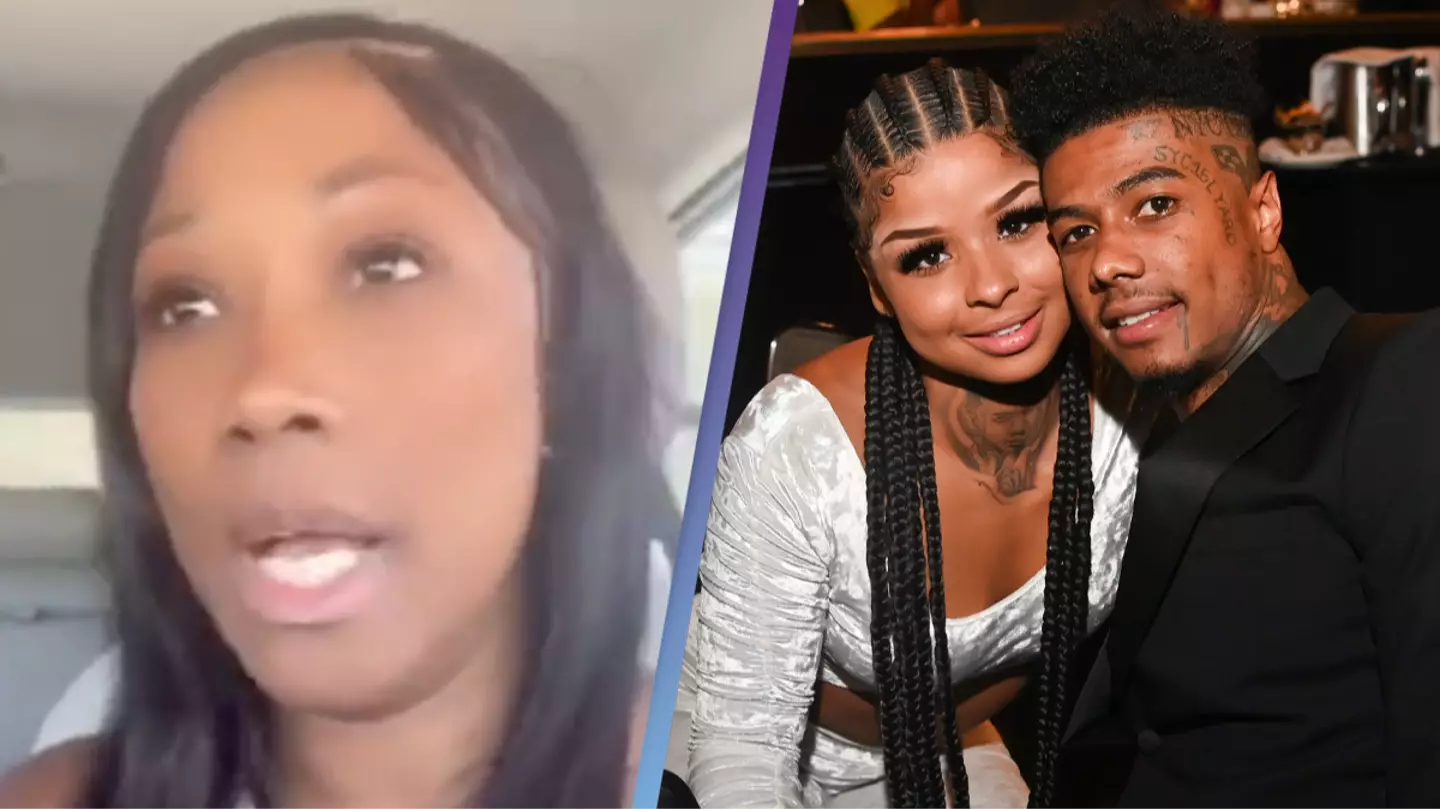 Blueface's mom thought her son and his girlfriend Chrisean Rock might be cousins