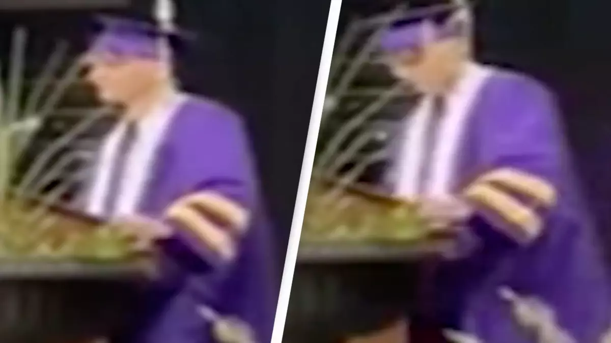 Graduate loses his diploma after going off-script in his graduation speech
