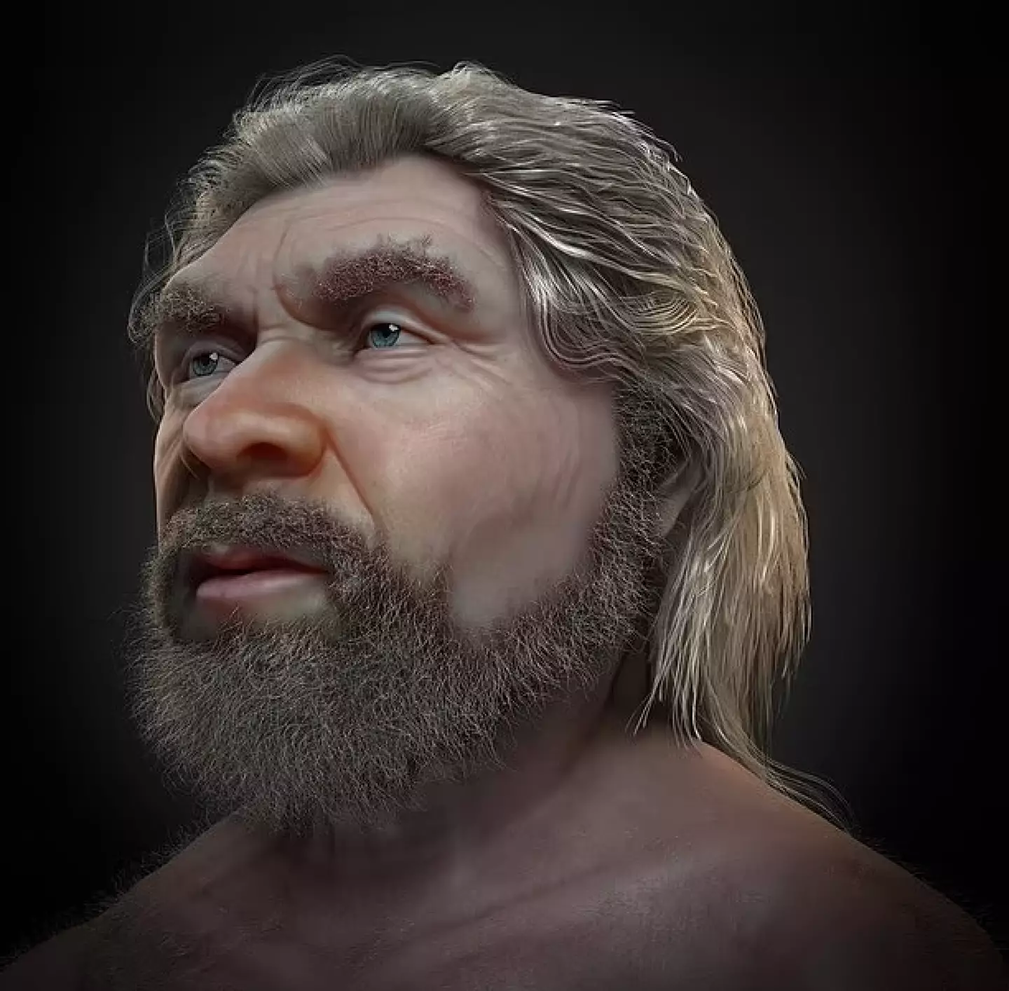 CT scans gave us an eerie look into what the ancient man may have looked like.