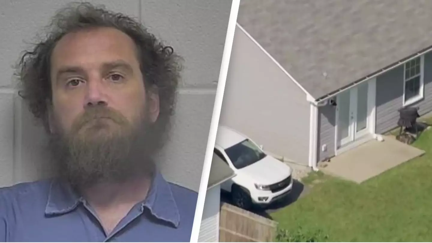 FBI discover incredibly grisly scene with human remains 'decorated' around man's home