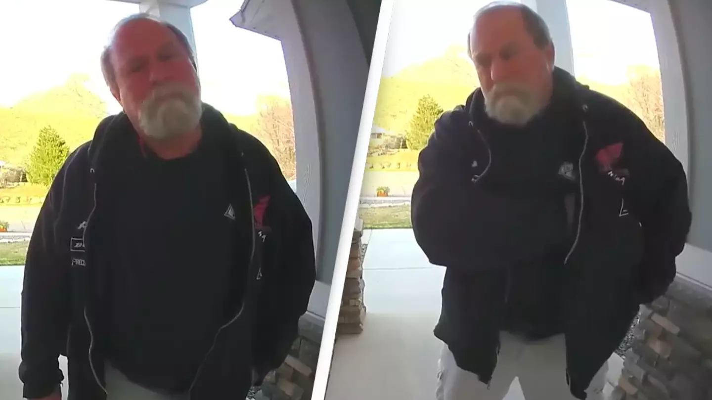 Sickening moment man kills estranged brother caught on doorbell camera