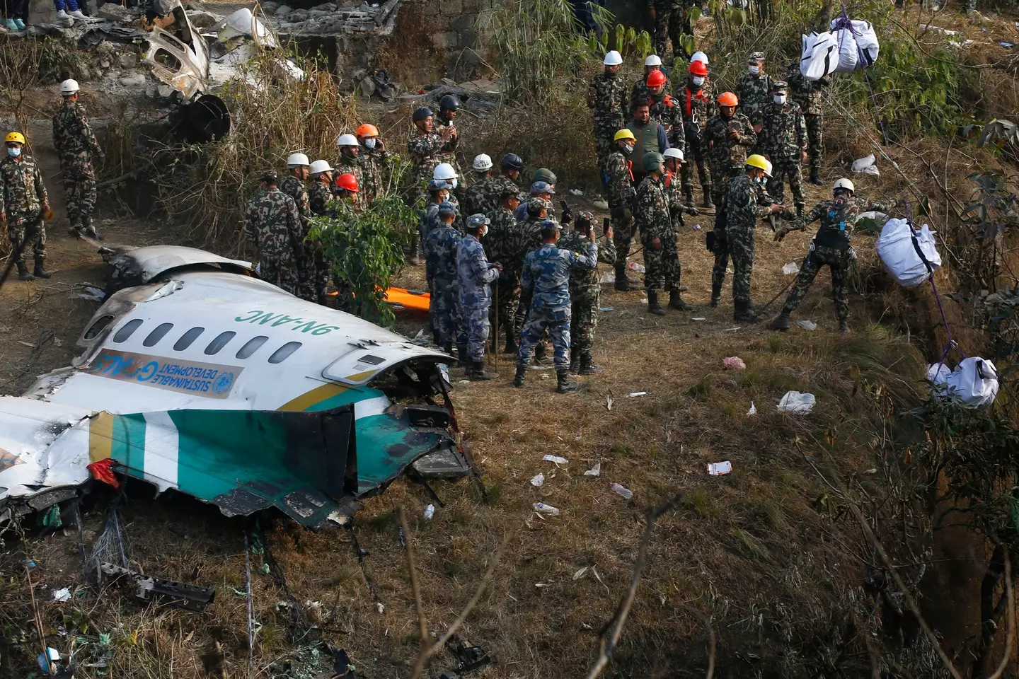 All passengers on Flight 691 died. (Skanda Gautam/SOPA Images/LightRocket via Getty Images)