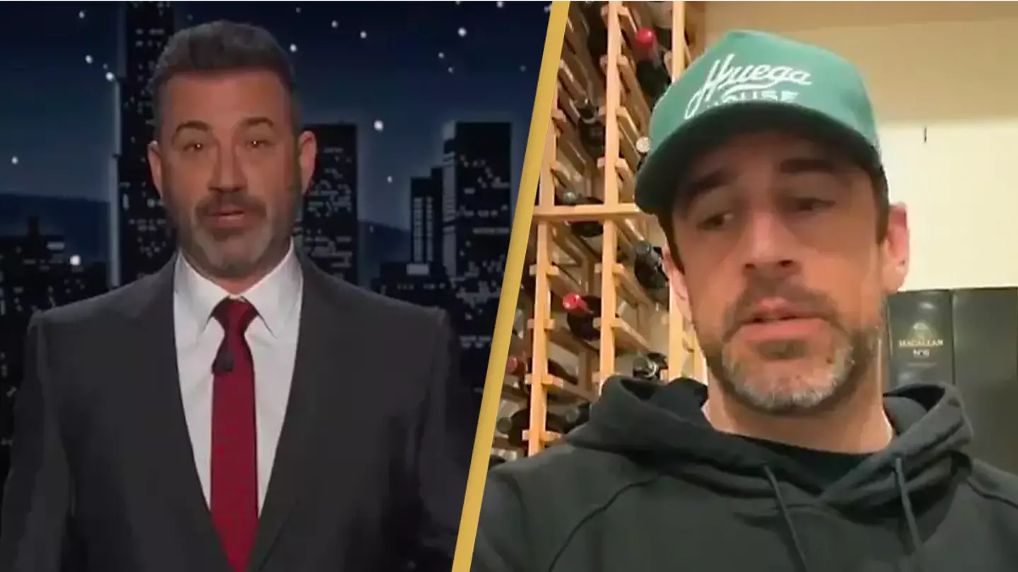 Jimmy Kimmel threatens to sue 'a**hole' Aaron Rodgers after bold claims that he’s on Jeffrey Epstein’s list