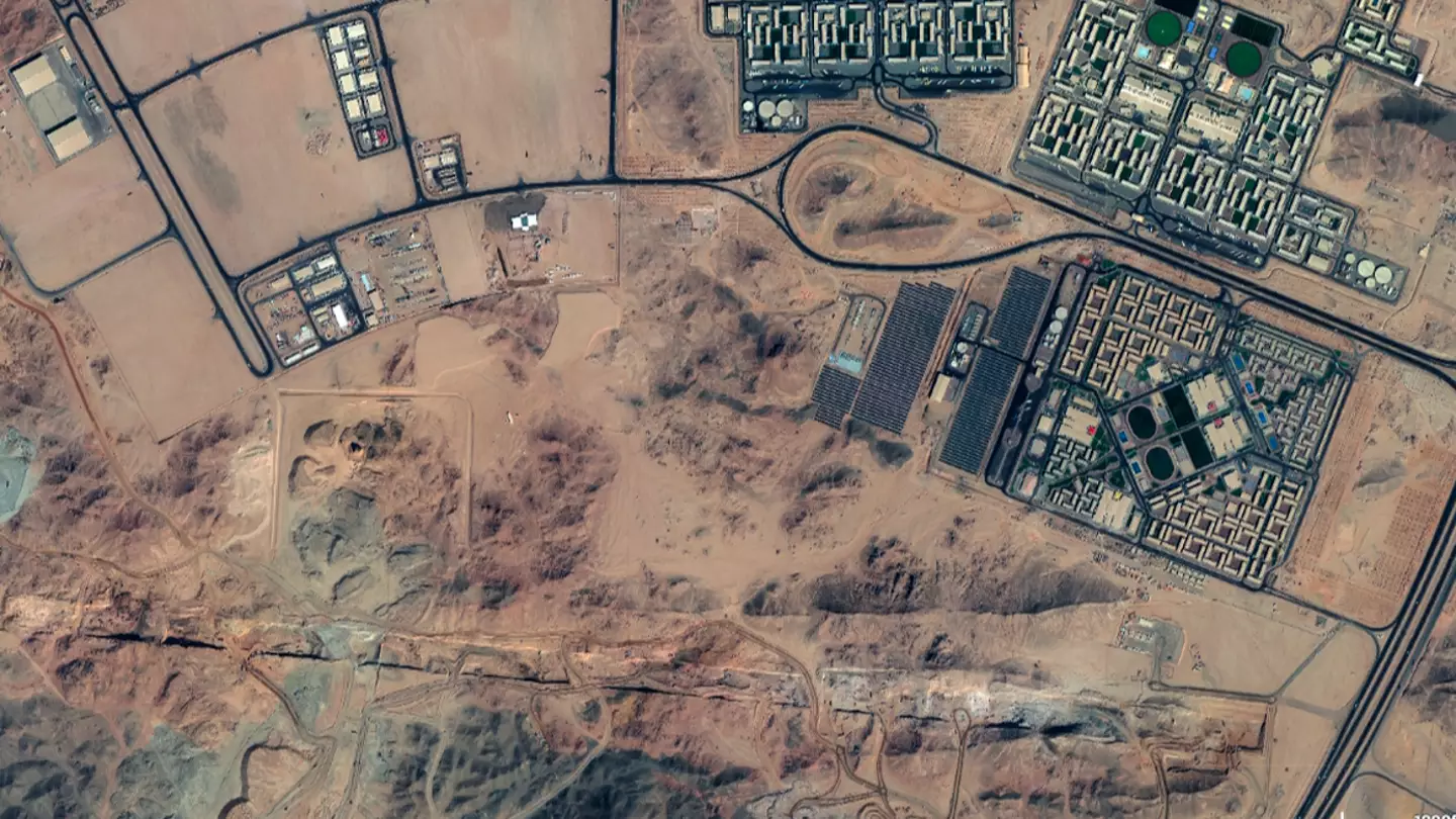 Satellite images show incredible new perspective of Saudi Arabia’s $1 trillion giga-project ‘The Line’