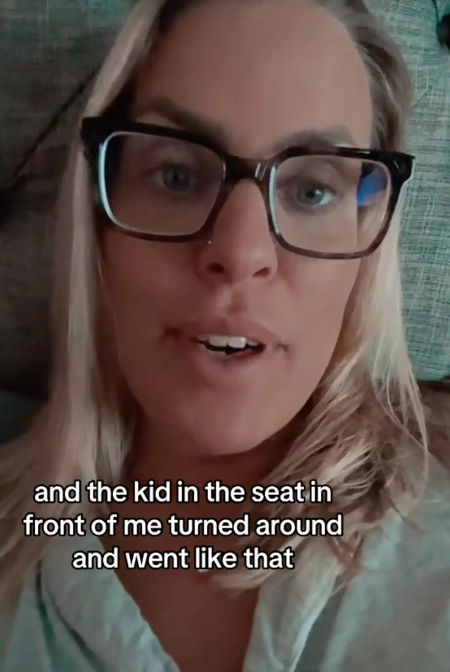 She explained how the child spat on them three times. (@shaylamonnier/TikTok)