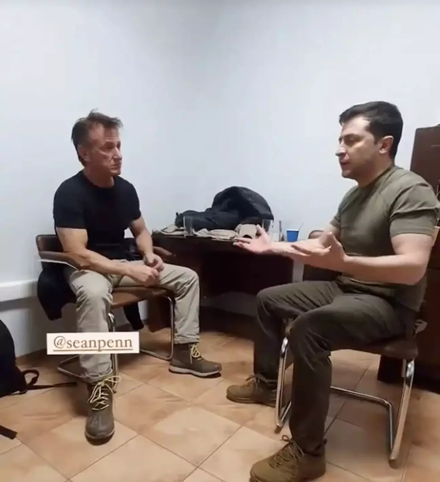 Sean Penn was in Ukraine filming a documentary when Putin launched his invasion.