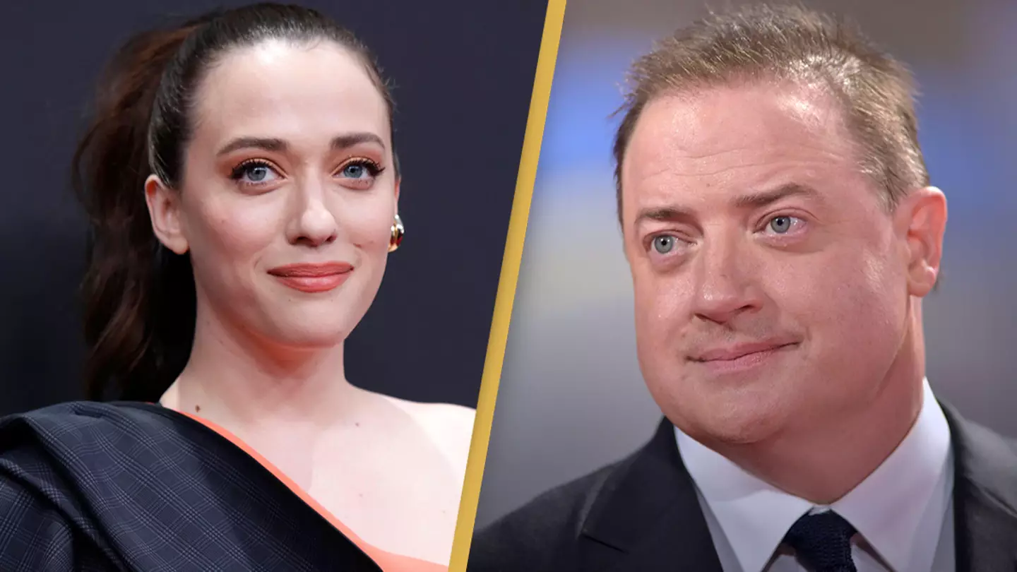 Kat Dennings embraces being told she's a Brendan Fraser lookalike and her fans are loving it