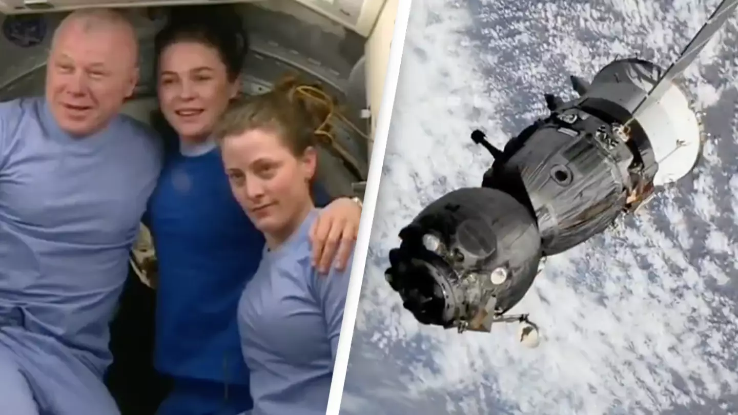  Incredible footage captures moment International Space Station crew undock and return to Earth
