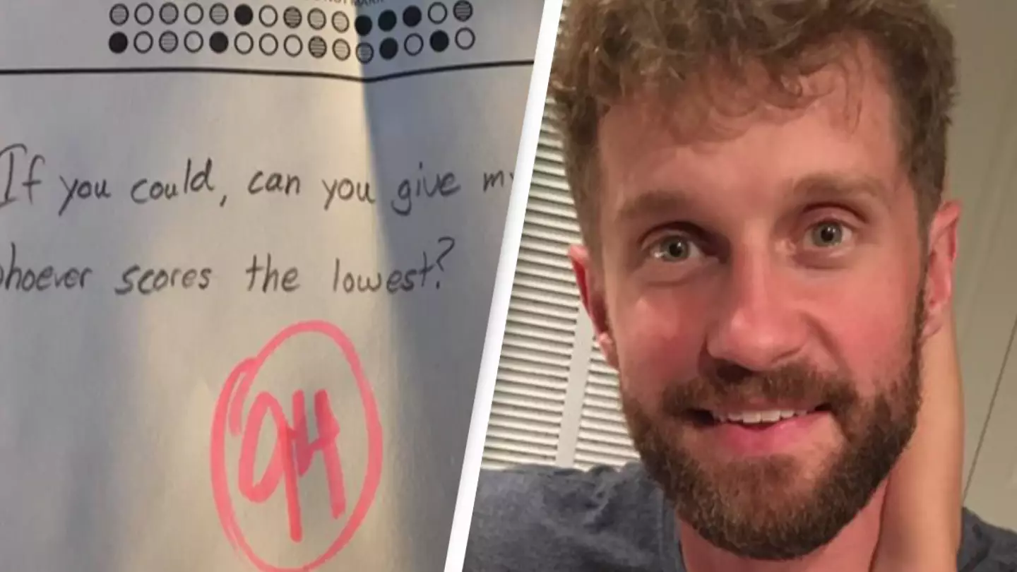 Teacher reveals generous offer from student asking to give test points to classmate with lowest score