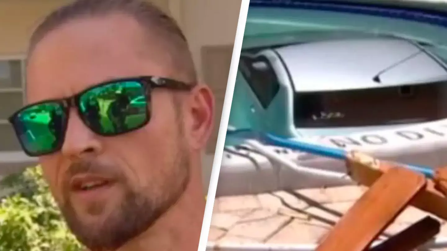 Good Samaritan saves woman's life after pulling her out of car submerged in pool
