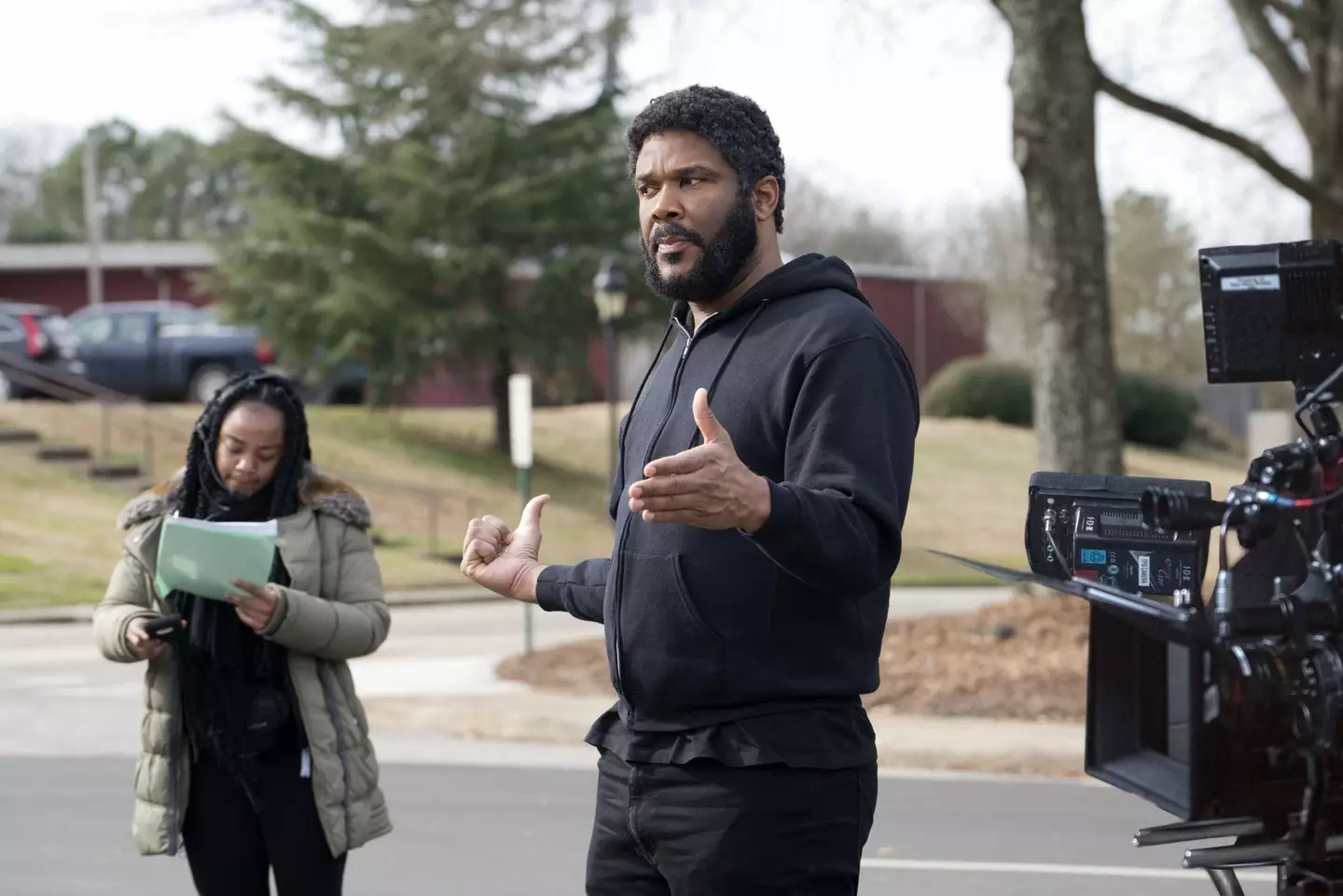 Tyler Perry's own movie studios are absolutely massive, and he's used them for some very good causes too.