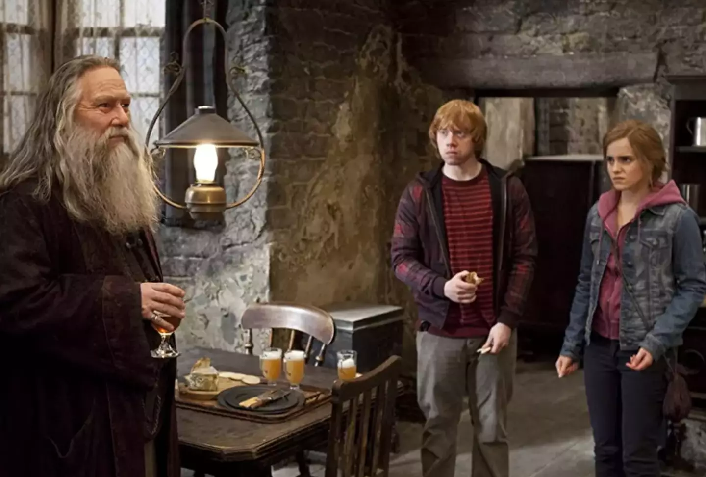 Ciarán Hinds played Aberforth Dumbledore (Warner Bros)