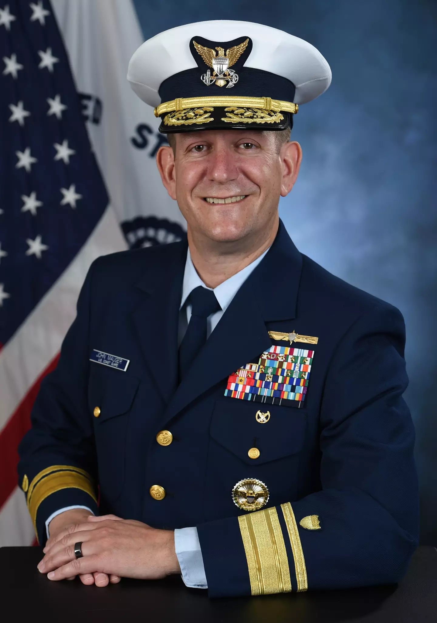 Rear Admiral John Mauger.