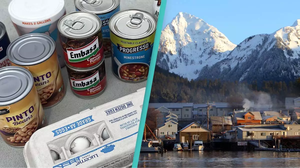 People shocked after seeing what $100 of groceries gets you in Alaska