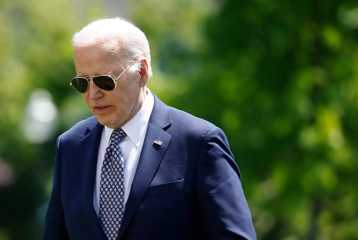 Biden spoke about how the loss affected him.  (Kevin Dietsch/Getty Images)